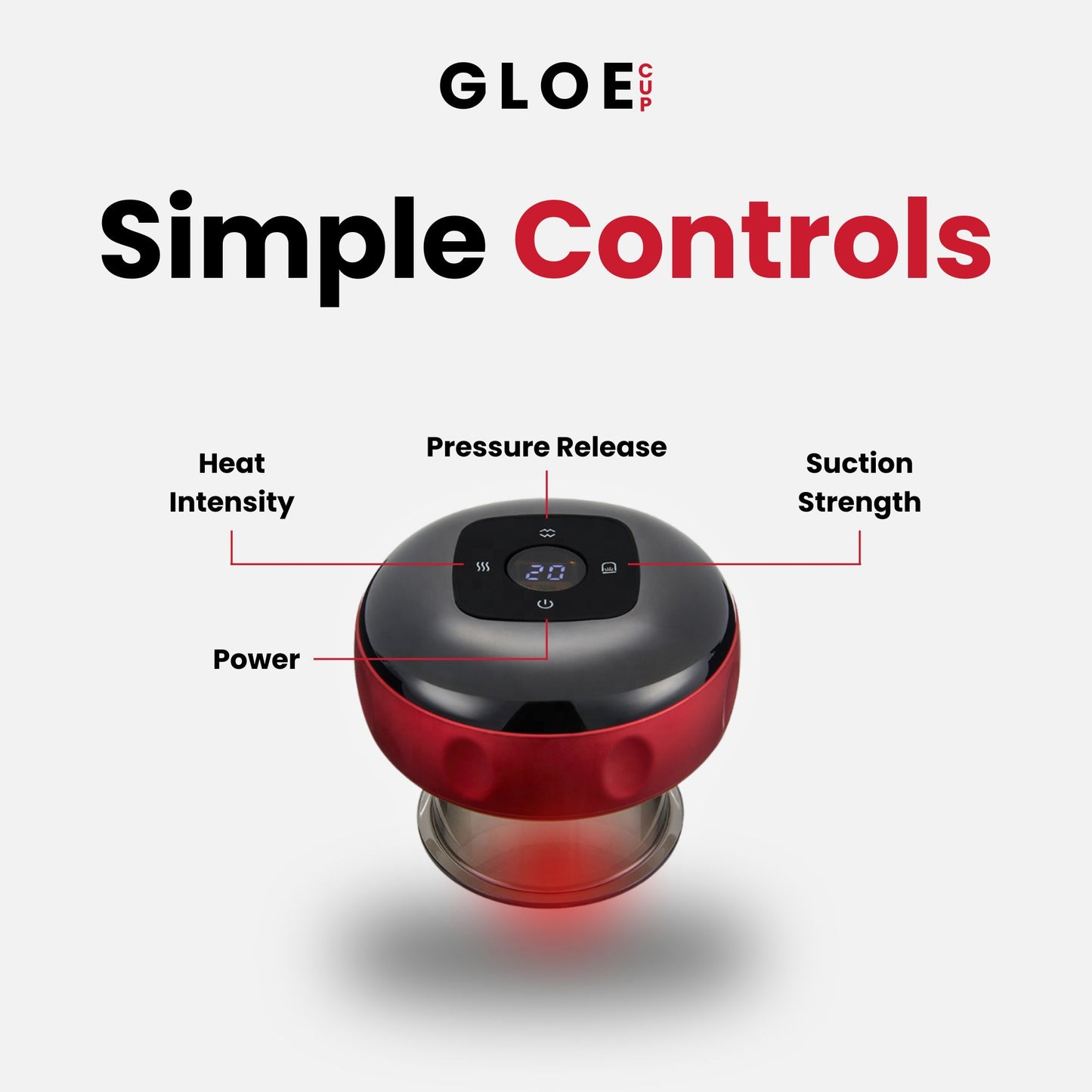 Gloe Cup™ Smart Cupping Massager